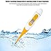 Digital Thermometer, Soft Head Rectal and Oral Thermometer for Adults and Babies, Precision Thermometer for Fever - Accurate and Fast Readings with Fever Indicator (Orange)