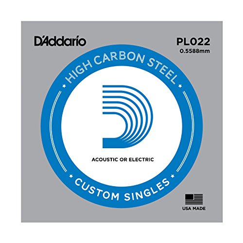 Image of D'Addario PL022 Plain Steel Guitar Single String.022