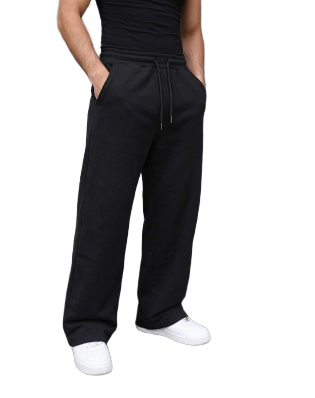 dockstreet Track Pant for Men || Baggy Fit || Track Pants || Full Elastic Jogger Track Pant || 100% Cotton-picture-15
