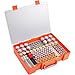 Produktbild Batterie Aufbewahrungsbox, Batterien Aufbewahrung Organizer Tasche mit Batterietester. 226 Batterien Behälter Box Hält für AA AAA 9V C D 23A CR123 Lithium 3V LR44 CR2016 CR1632 CR2032 CR2025