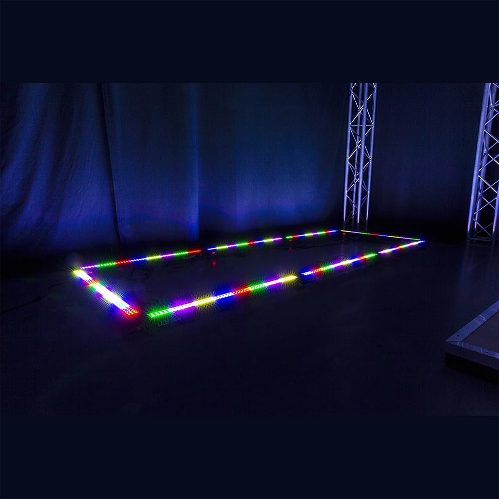 Barre LED RGB BeamZ LCB144 – 144 LEDs, 8 Sections, Contrôle DMX Ou Autonome, Télécommande Incluse