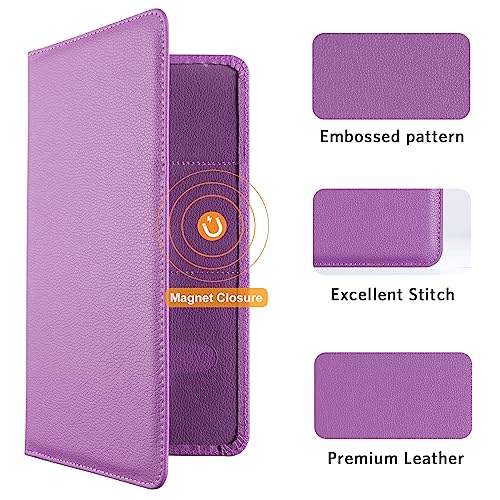 Image of CoBak Car Registration and Insurance Holder | Vehicle Glove Box Organizer, Auto Truck Compartment Document Case with Magnetic Closure for Insurance & Driver License