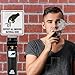 Wall Mounted Ashtray Outdoor Stainless Steel Cigarette Butt Receptacle – Commercial Smoking Disposal Bin for Restaurants, Hotels, Offices, Bars & Public Areas（Black,1pcs）