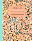 Botanical Thicket Composition Book: 200 College Ruled Pages