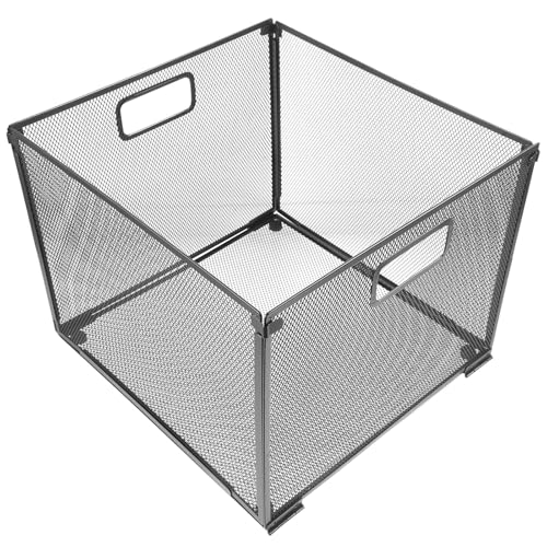 Boîte à documents en fer noir pliable grand format pour archivage - 2