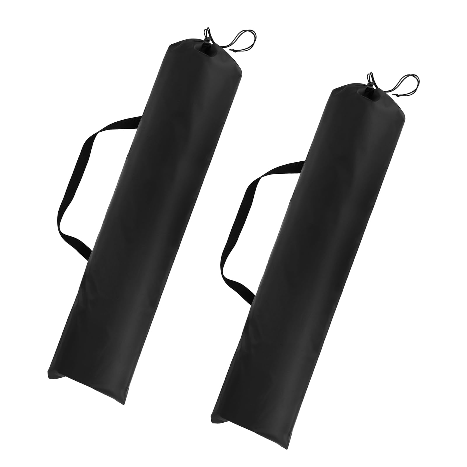 YELARXI Camping Chair Bag Replacement, Folding Chair Carry Bag Tear-Resistant Portable with Shoulder Strap & Drawstring 37 x 10 & 2Pcs & Black - Fit for (Camp Chairs/Hammock/Tripod)