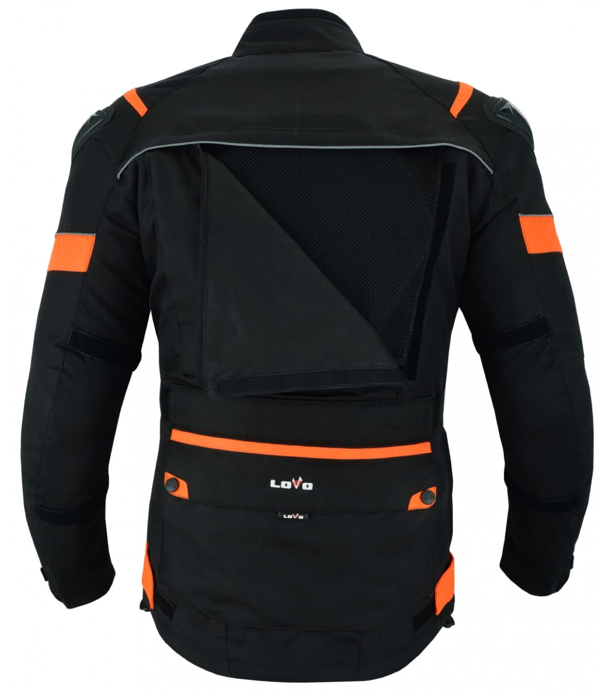 LOVO - Chaqueta Moto Tricapa 4 Estaciones Hombre - Cazadora de Alta Resistencia Longitud 3/4 - Chaqueta Moto Hombre Verano e Invierno con Protecciones - Ideal para el Día a Día y Escapadas