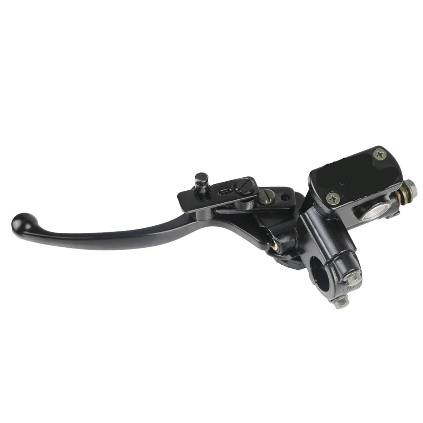 APSHDNCU Forward Brake Pump Fit for 50cc-250cc Dirt Bike Four-Wheel Cylinder Hydraulic Brake Motorcycle Left Right Clutch Lever Pump(Left)