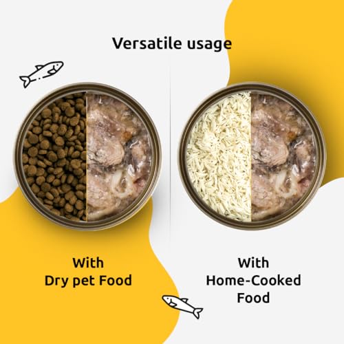 Image of Premium Chicken Gravy Cat Food- 70g Each Pouches- Pack 12 | Omega-3 Rich, High Protein Wet Food - Balanced Seafood Formula with Flaxseed Powder | Natural Meat | No Nasties Added