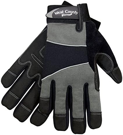 West County Gardener unisex adult West County Gardener Men s Work Glove Charcoal X Large 013C, Charcoal, X Large US