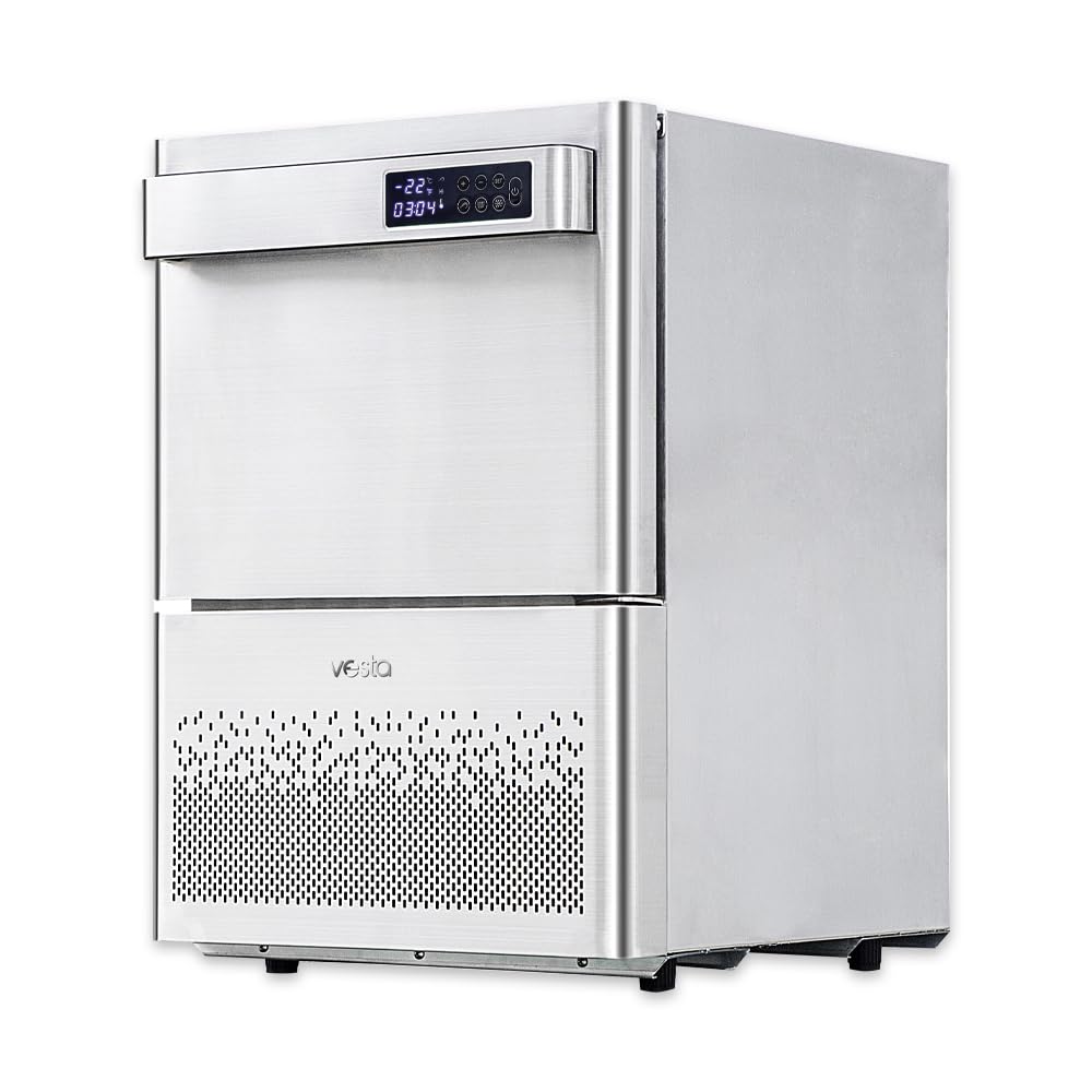 Vesta Precision Abbattitore di Temperatura BF100 per Raffreddare e Congelare gli Alimenti in Tempi rapidi | Congelatore a Pozzetto Compatto con 1 Vassoio incluso (capacità di 2) | Camera 33,5x30x20cm