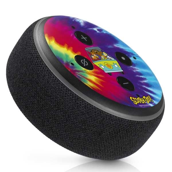 Skinit Decal Audio Skin Compatible with Amazon Echo Dot 3 - Officially Licensed Scooby Doo Scooby-Doo Tie Dye Design