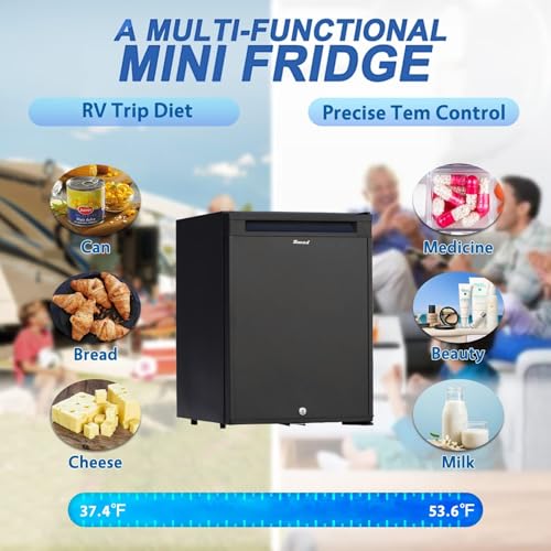 Smad DSX-40B2U Compact Mini Fridge Quiet No Noise Absorption Refrigerator thumb #1