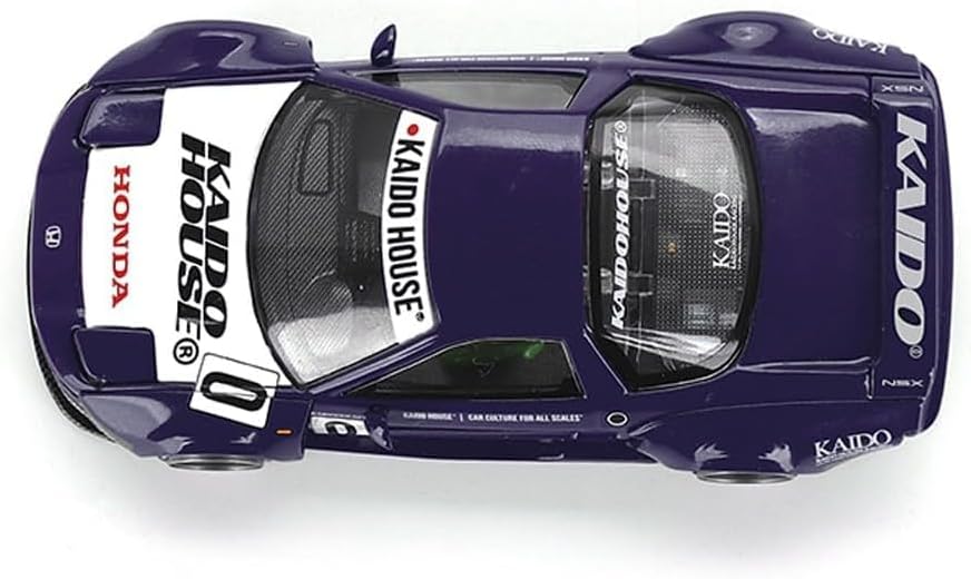 Diecast Model Car Compatible with Kaido House x Mini GT 1:64 Scale Honda NSX Kaido Racing V2 Purple Limited Edition KHMG173