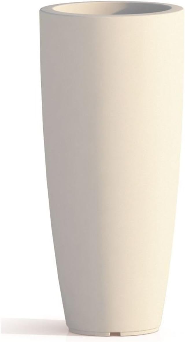Tekcnoplast Stilo Round Top ქოთანი, 90 სმ, თეთრი