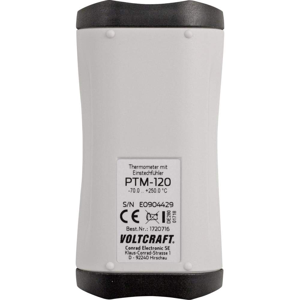 VOLTCRAFT PTM-120 Temperatur-Messgerät -70-250 °C Fühler-Typ Pt1000 IP65