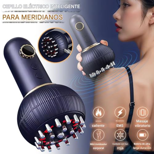 Brosse méridienne et rouleau de massage électrique portable haute performance
