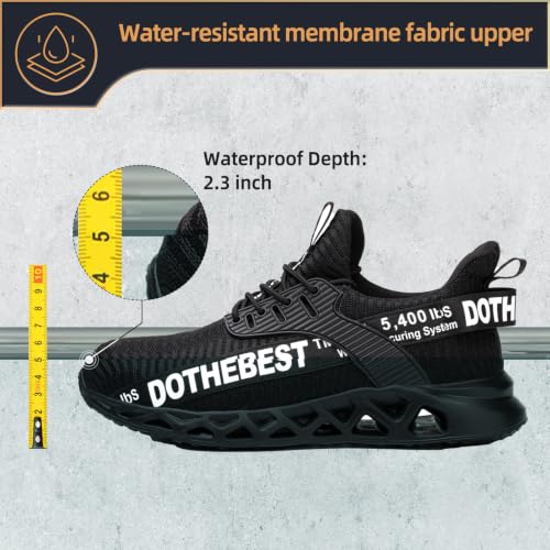 Image of Furuian Steel Toe Sneakers for Men Women Lightweight Safety Shoes Comfortable Puncture Proof Slip On Indestructible Work Shoes