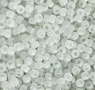 JOLLY STORE Crafts Glow in The Dark Pony Beads 9x6mm 500pc