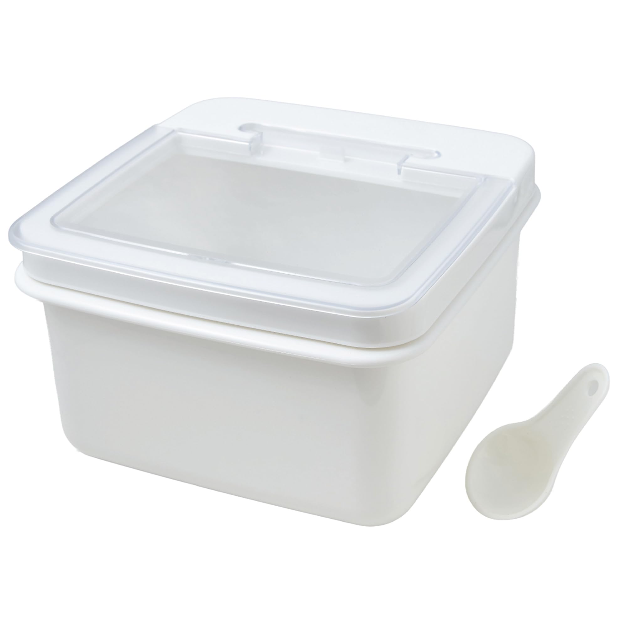 Amazon | 木本化学工業【ペットフードストッカー 3kg 】フタが大きく