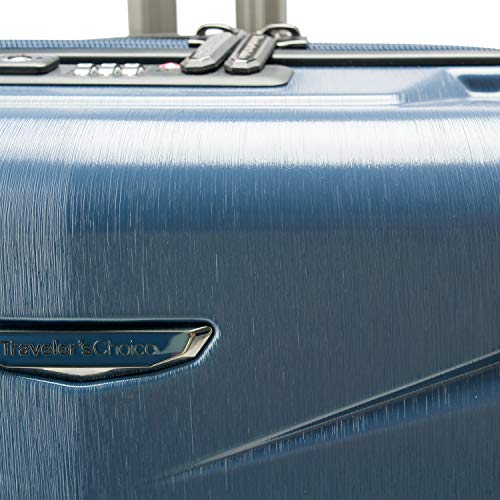 Traveler's Choice Silverwood Ii Hardside Expandable Spinner Luggage, Navy-Out Of Stock, 21" Carry-On #TOP7