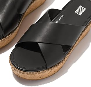 fitflop Eloise Leather/フィットフロップ サンダル Amazon | [フィットフロップ] 【正規品】 ELOISE LEATHER/CORK WEDGE