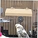 BESPORTBLE 2pcs Rectangular Parakeet Platforms Natural Wooden Bird Stands for Parrots and Cockatiels Easy to Install for Multiple Birds for Cages