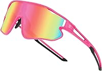 Vista 33 de DUCO Gafas de sol para niños y jóvenes, ligeras, con montura TR90, UV400, para béisbol, ciclismo, para niños y niñas, DK268