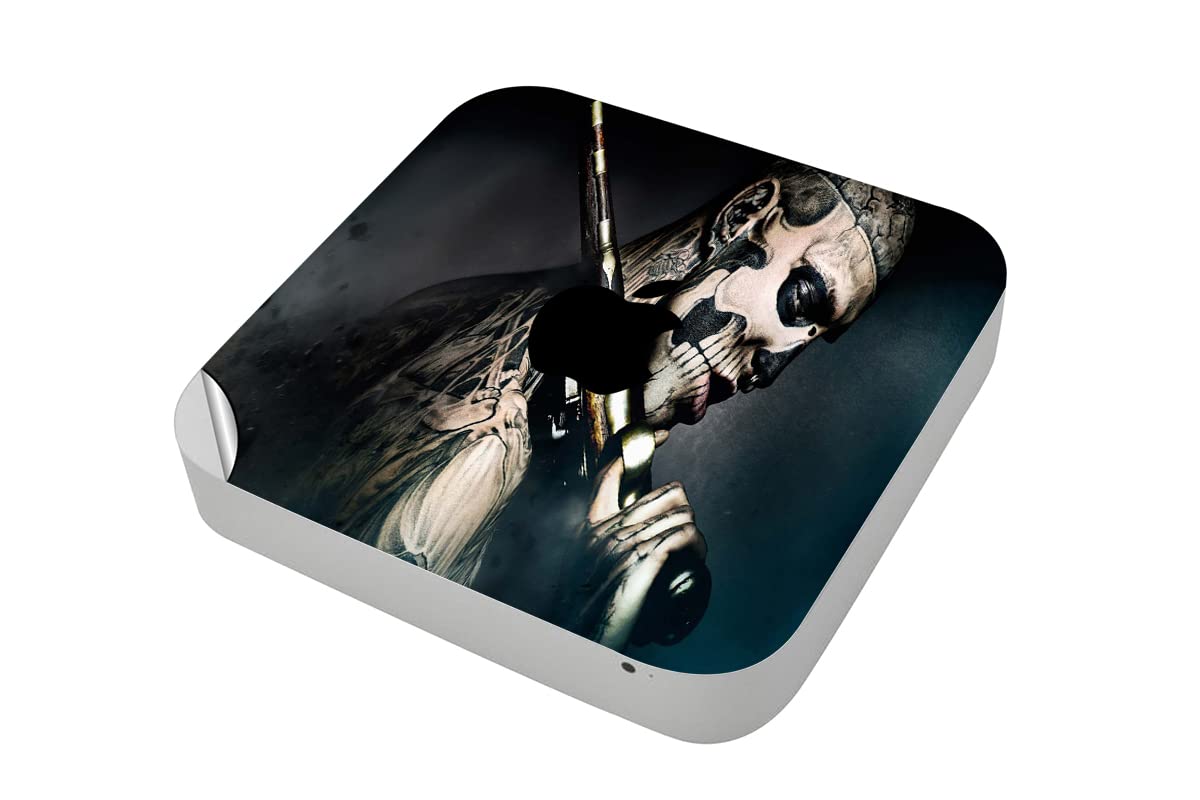 GADGETS WRAP Printed Vinyl Top Only Skin Sticker Decal for Apple Mac Mini - Tattoo Man