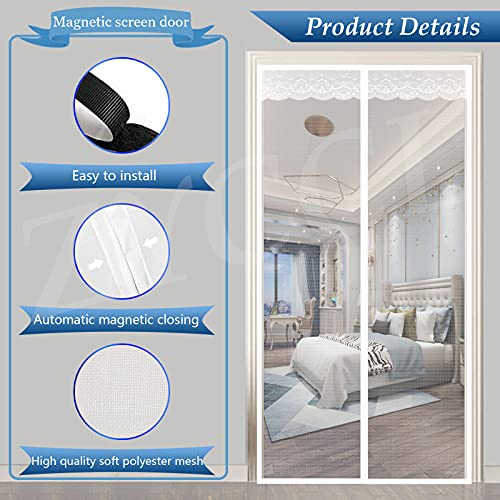 Zanzariera Magnetica per Porta Chiude da Sola Anti...