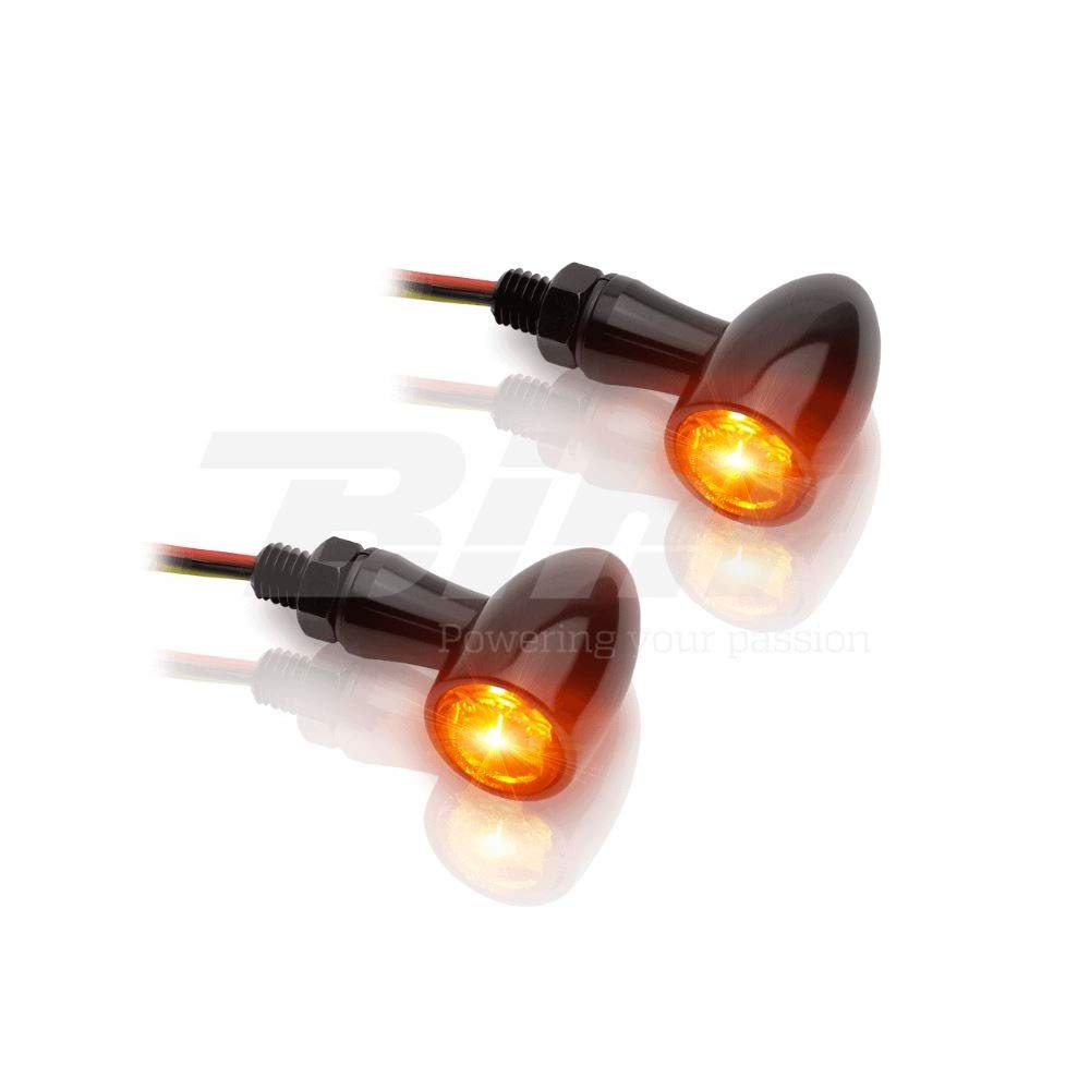 V PARTS clignotants led 12v alu noir