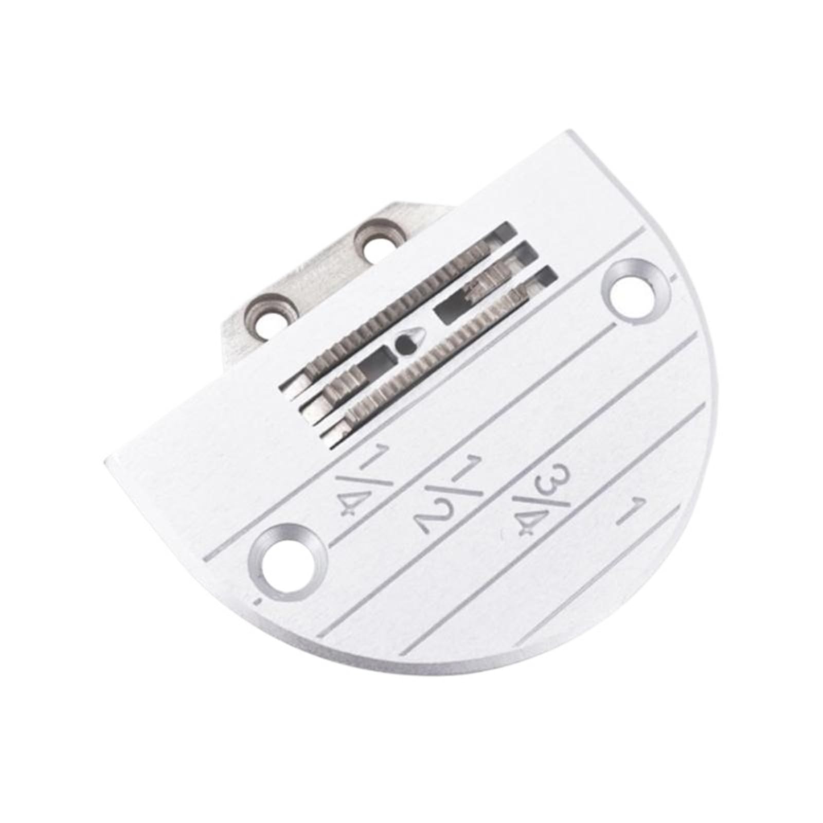 Piastra for gola dell'ago in acciaio inossidabile, piastra for ago da cucito e carro piatto for griffe, confezione da 4 con piastre di tipo FD ed E(E Type Needle Plate)