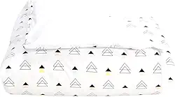 Biramar Baby Edredom Berco Dupla Face E Duvet (148X96) New York Triangulo Colorido Colorido