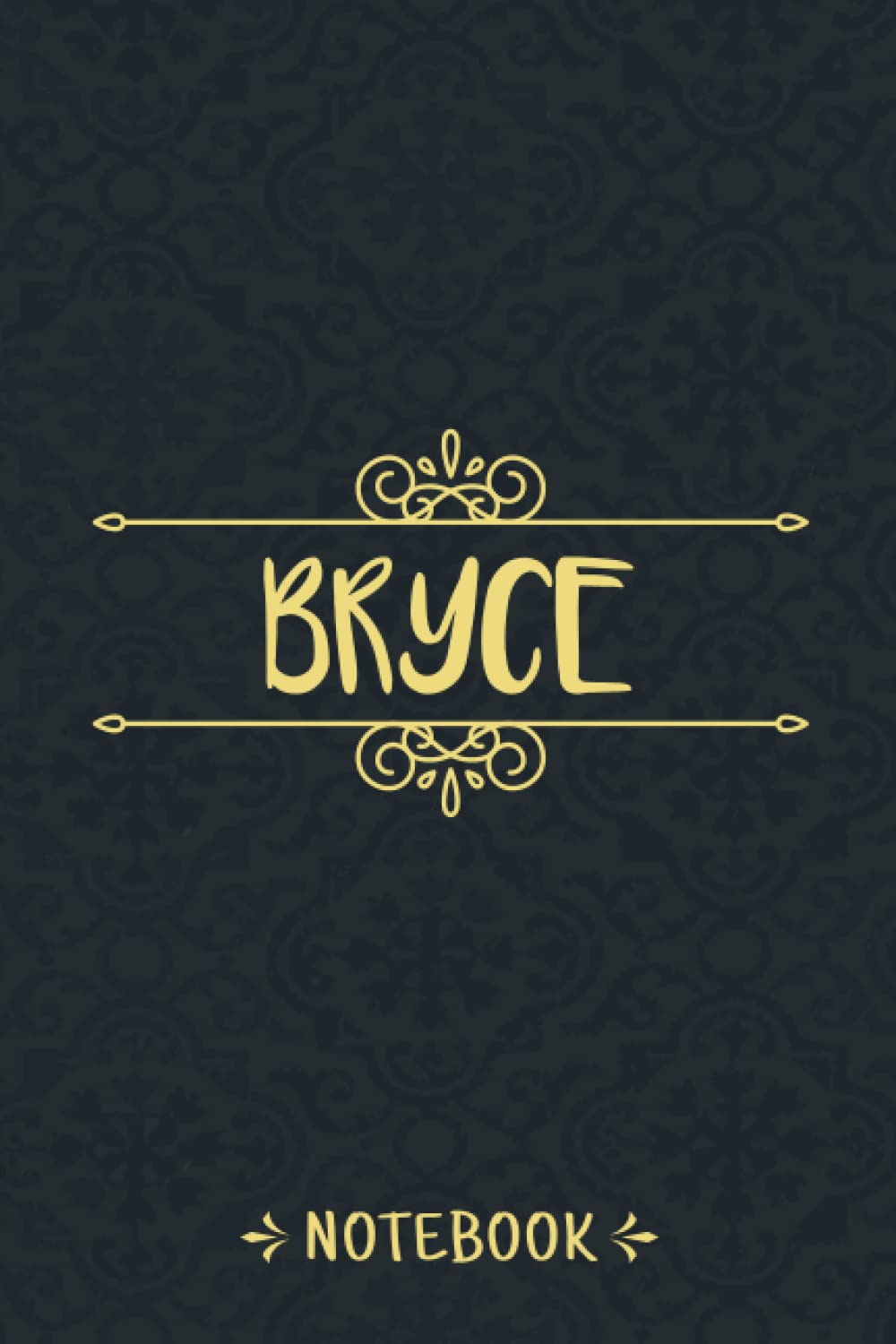 Bryce Notebook: Personalized Name Vintage Journal For Bryce, Birthday Gift For Men, Boys, Friends And Boyfriend, 6x9, 120 Ruled Pages, Matte Finish Cover