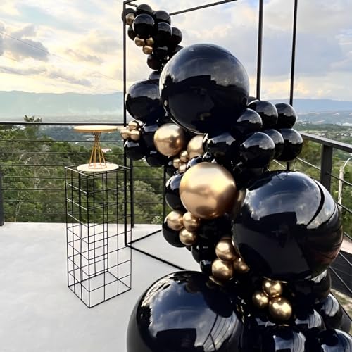 90pack Black Balloons Different Size 18/12/10/5 Inch Black Balloon Garland Arch Kit for Graduation, Wedding, Birthday, New Year, Baby Shower, Anniversary, Holiday Party Decorations - Image 5