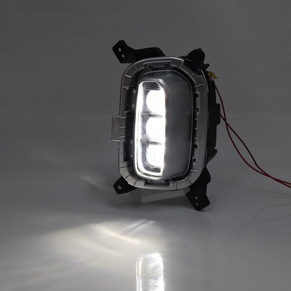 CNxinn10 Driving Lamps Front Fog Light Daytime Running Lights 2 Pcs for KIA Seltos 2020-2022 ABS Clear