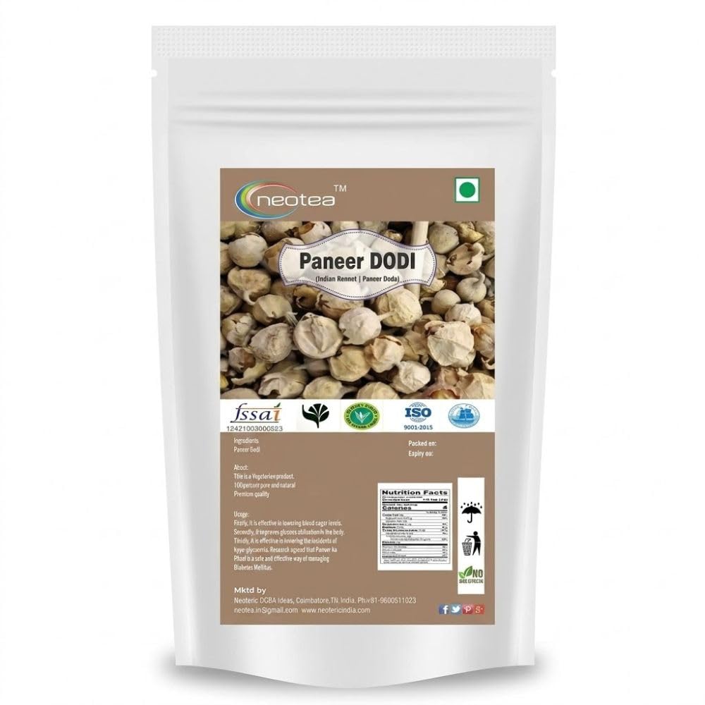 Neotea Paneer DODI Indian Rennet Paneer Doda (Withania Coagulans) - 300g | Natural Coagulant for Traditional Indian Cheese Making, Rich in Nutrients & Health Benefits-image-16