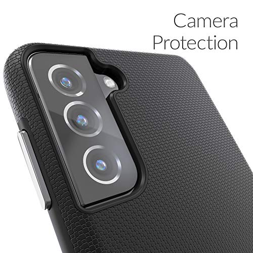 Image of Crave for Galaxy S21 Plus Case, Shockproof Protection Dual Layer Case for Samsung Galaxy S21 Plus, S21+ 5G (6.7 inch) - Black