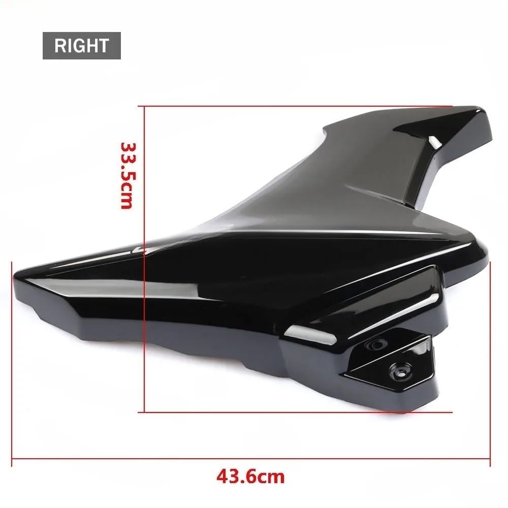 Becquet Latéral Couvercle Latéral De Batterie Moto, Coque Protection Carénage pour YBR 125 YBR125K 125K K 2016-2019
