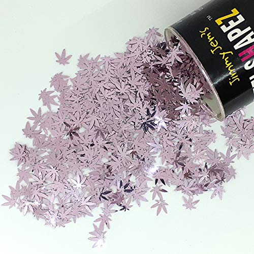 Confetti Marijuana Leaf 3/8" 1 Each Black, Gold, Green, Pink, Silver - 5 Half Oz Bags (2.5 oz) #3099 5 Confetti Marijuana Leaf 3/8" 1 Each Black, Gold, Green, Pink, Silver - 5 Half Oz Bags (2.5 oz) #3099 - Image 6