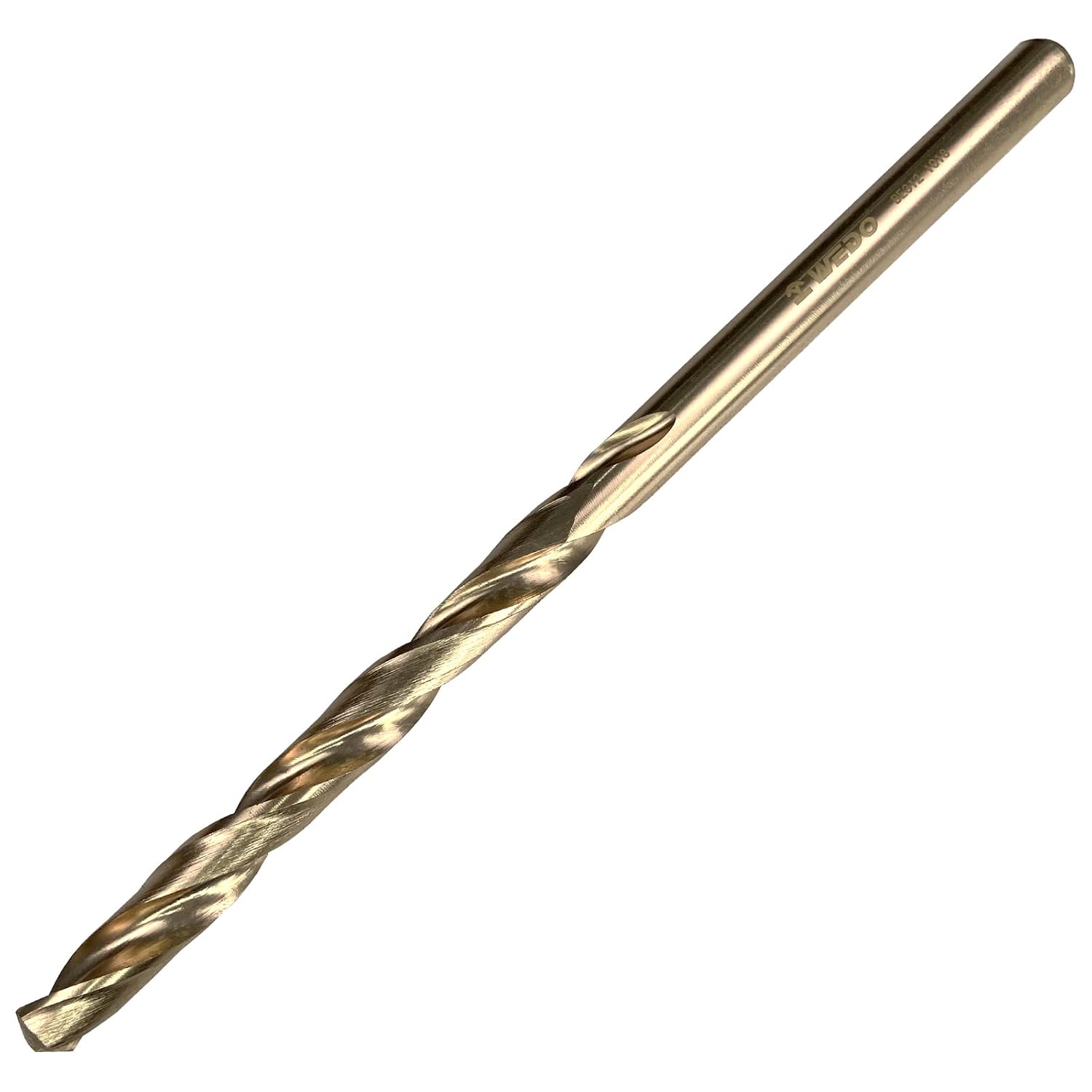 WEDO Non-Sparking Twist Drill, Jobber Length Drill Bit for Hardened Metal, Beryllium Copper, DIN Standard, Non-Magnetic, BAM & FM Certificate, 9mm x 160mm