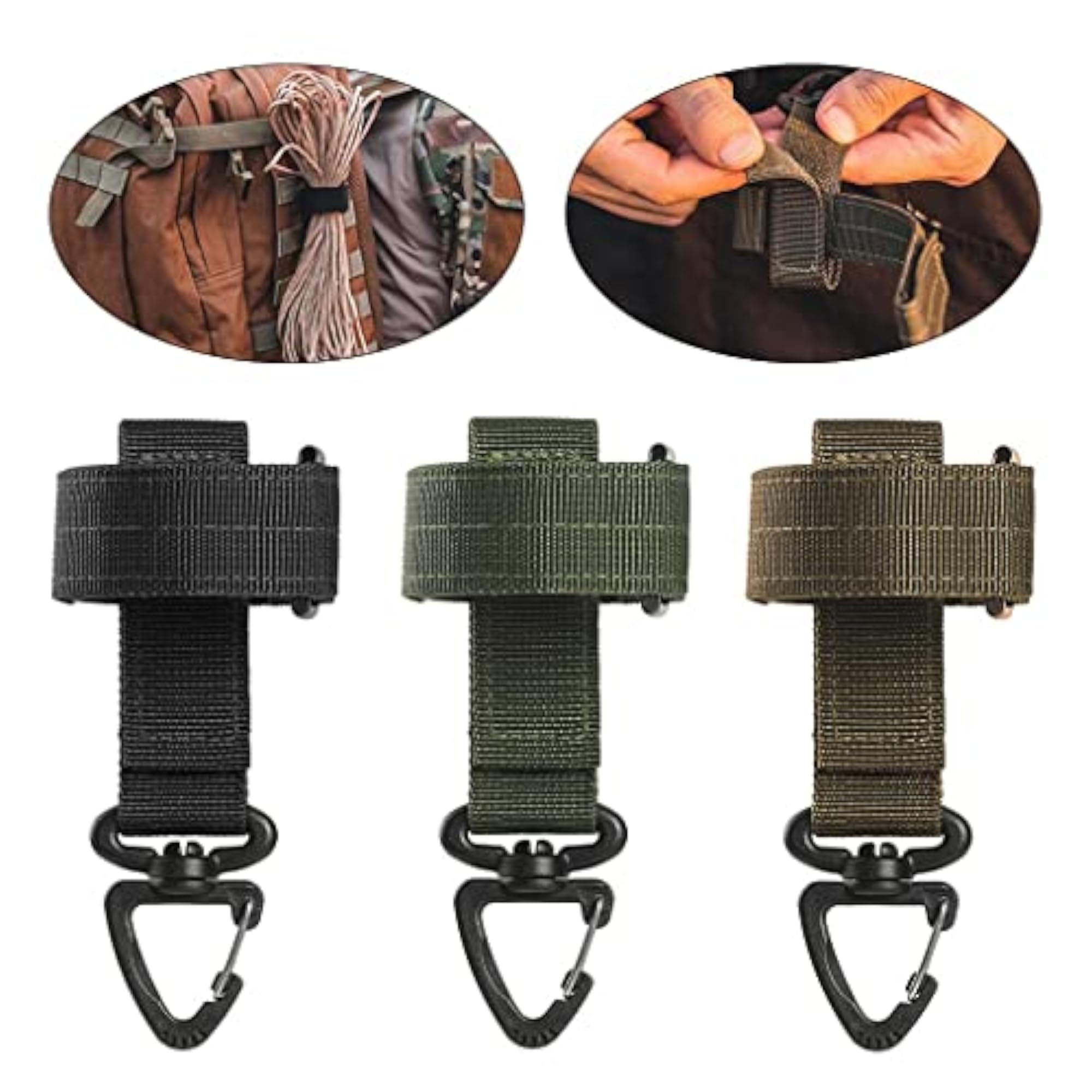 3Pack Glove Holder Strap Grabber for Hiking & Climbing