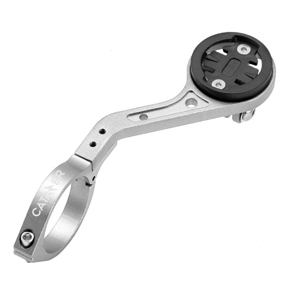 Aluminum Alloy Bike Computer Mount, CATAZER Bicycle Mounts Suitale Bar Tube Diameter 18-38mm for Road Bikes Integrated Handlebar
