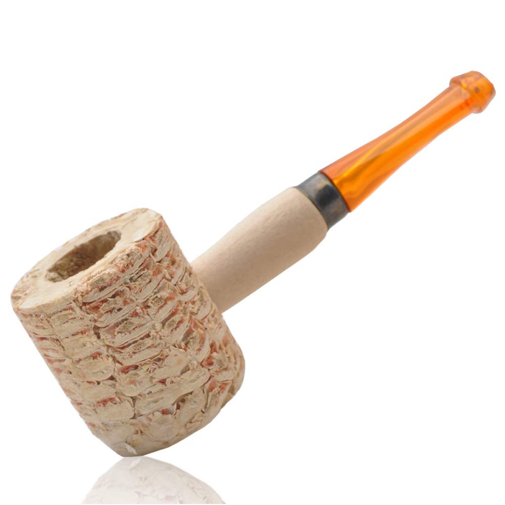 3 pcs Mini Classic Natural Corn Cob Smoking Pipe