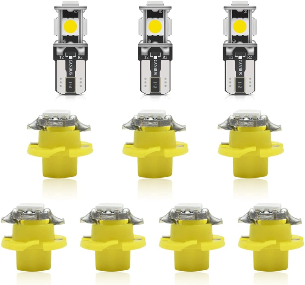 NJSBYL LED Dashboards Gauges Light Kit Replacement for B'M'W 3 5 7 8 Series E36 E34 E39 E32 E38