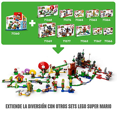 LEGO 71364 Super Mario Set de Expansión: Lava letal de ROCO, Juguete de Construcción para Niños +6 años con 2 Mini Figuras