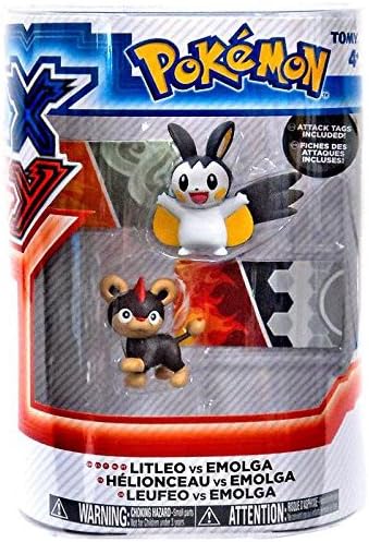 Pokemon X & Y Litleo vs. Emolga Action Figure 2-Pack