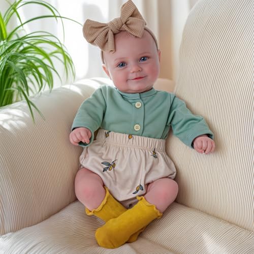 BABESIDE Reborn Baby Dolls, 20Inch Cute Soft Vinyl Realistic-Newborn Baby Doll Poseable Real Life Lifelike Baby Dolls w/Doll Accessories for 3+ Year Old Girls