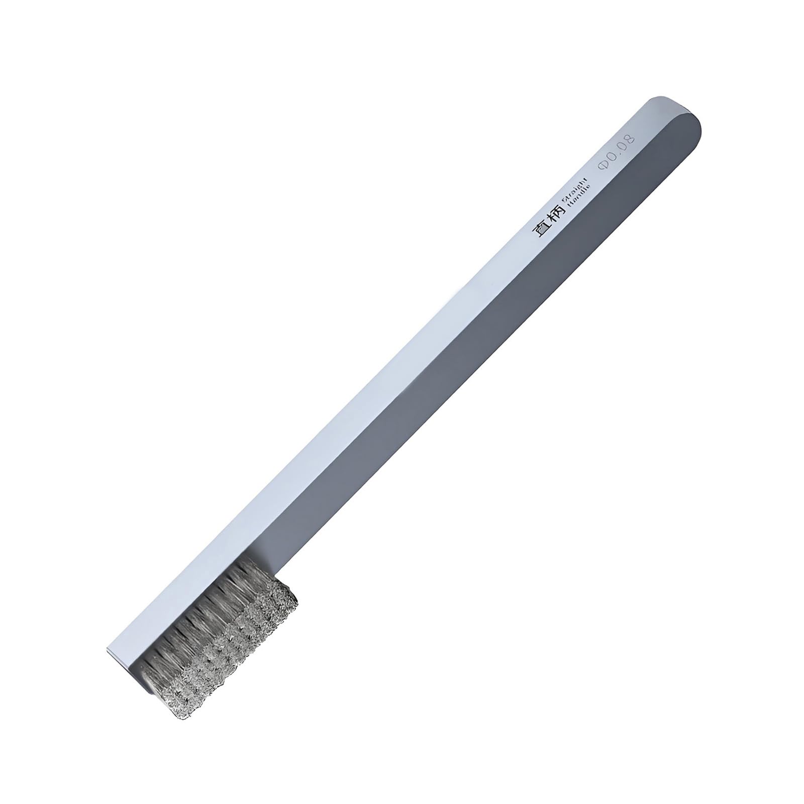 Whoasyst B Temperature Resistant Aluminum Handle Rush With Double Heads Option Antislip Grip For Circuit Oard And Metal Work Steel Wire Rush