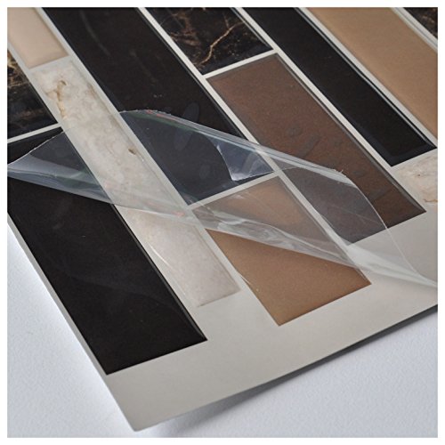 Art3D A17024 6-Pack Peel And Stick Vinyl Sticker Kitchen Backsplash Tiles thumb #4